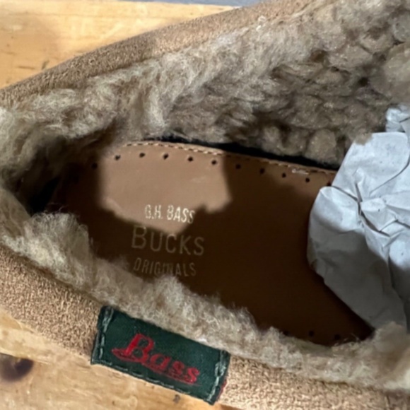 NEW G.H. Bass Women's DENISE SHEARLING Suede Lace Up Derby Oxford Shoes NIB - Picture 6 of 15